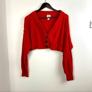Urban Outfitter BDG Cropped Button Up Sweater